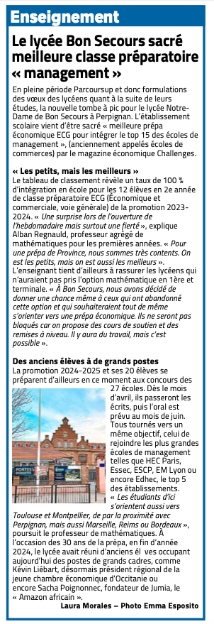 Dernière actualité